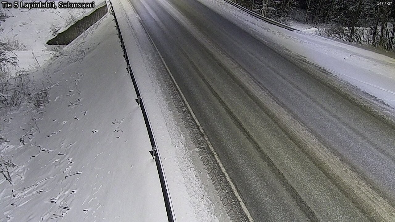 Weather Camera Image Road 5 Lapinlahti, Salonsaari, Lapinlahti, Pohjois-Savo