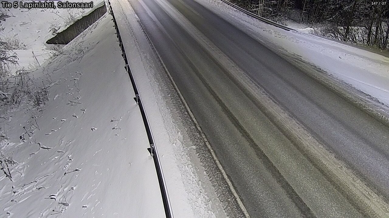 Weather Camera Image Road 5 Lapinlahti, Salonsaari, Lapinlahti, Pohjois-Savo