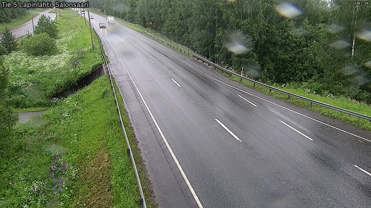 Weather Camera Image Väg 5 Lapinlax, Salonsaari, Lapinlahti, Pohjois-Savo