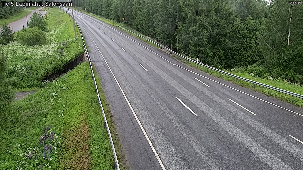 Weather Camera Image Väg 5 Lapinlax, Salonsaari, Lapinlahti, Pohjois-Savo