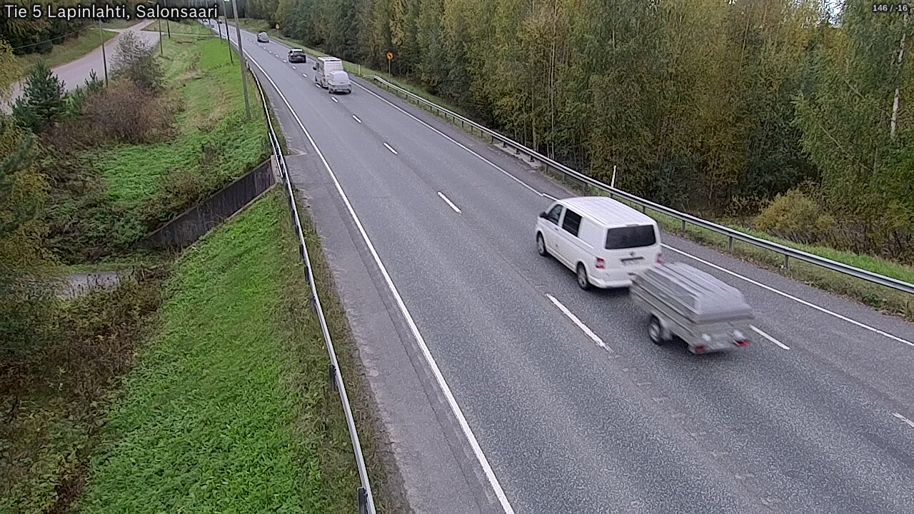 Weather Camera Image Road 5 Lapinlahti, Salonsaari, Lapinlahti, Pohjois-Savo