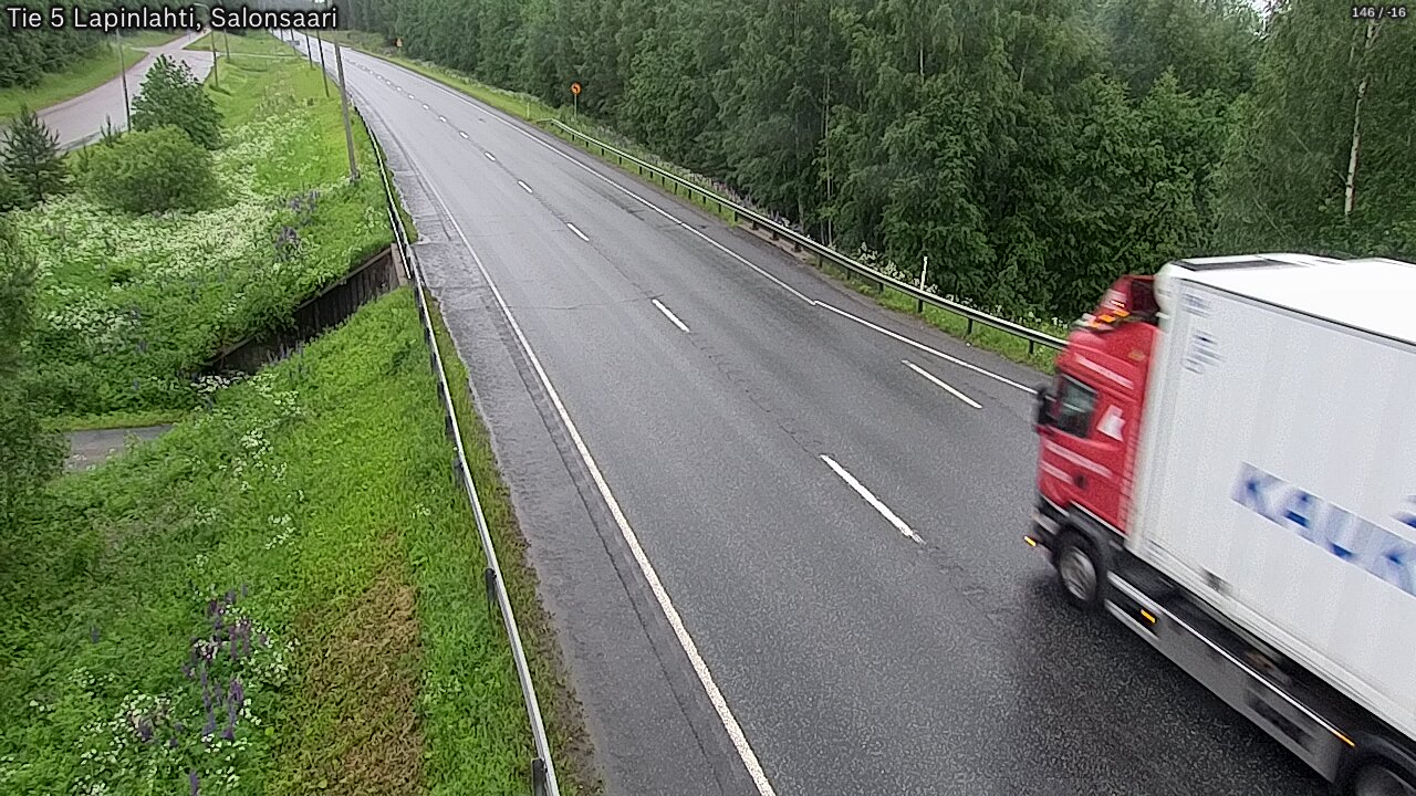 Weather Camera Image Väg 5 Lapinlax, Salonsaari, Lapinlahti, Pohjois-Savo