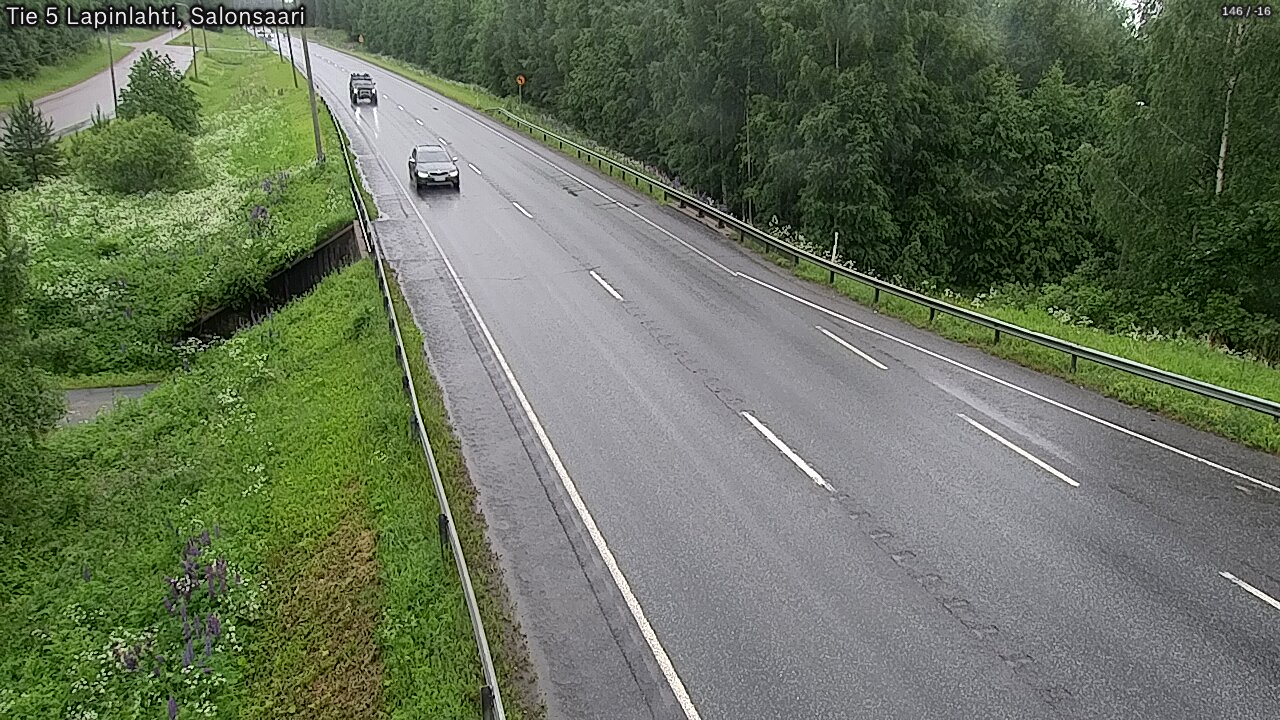 Weather Camera Image Väg 5 Lapinlax, Salonsaari, Lapinlahti, Pohjois-Savo