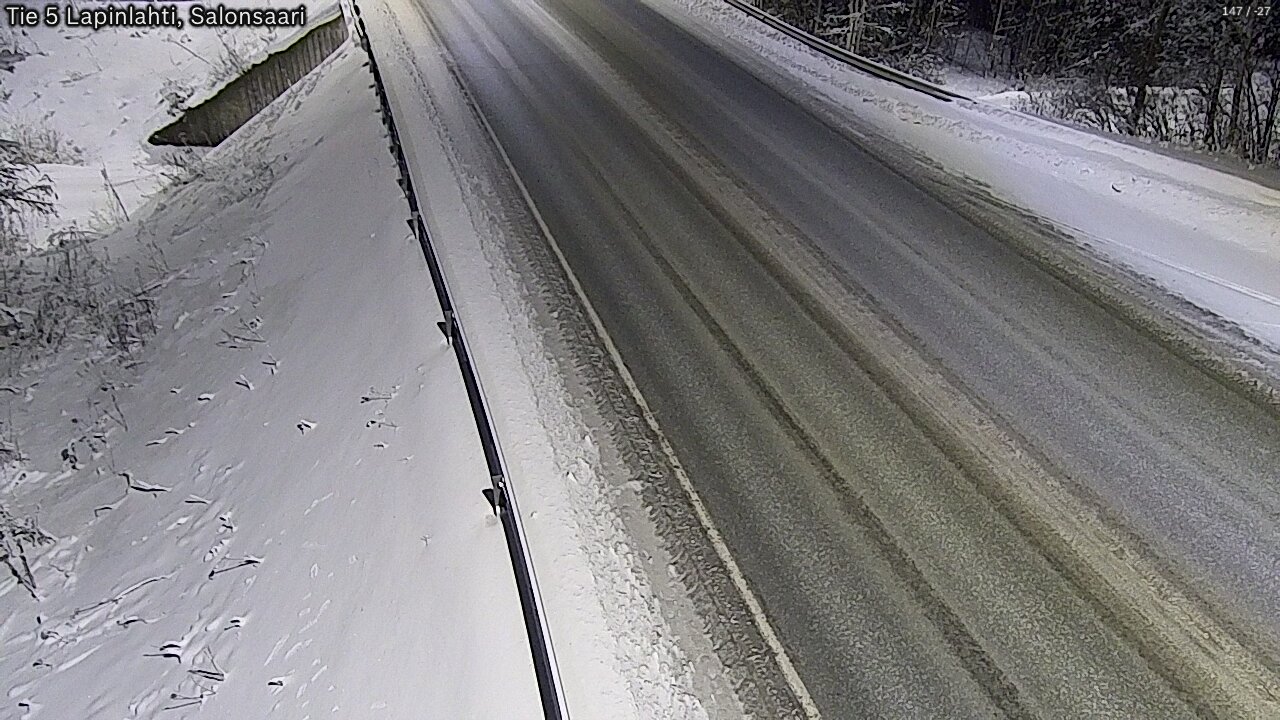 Weather Camera Image Road 5 Lapinlahti, Salonsaari, Lapinlahti, Pohjois-Savo