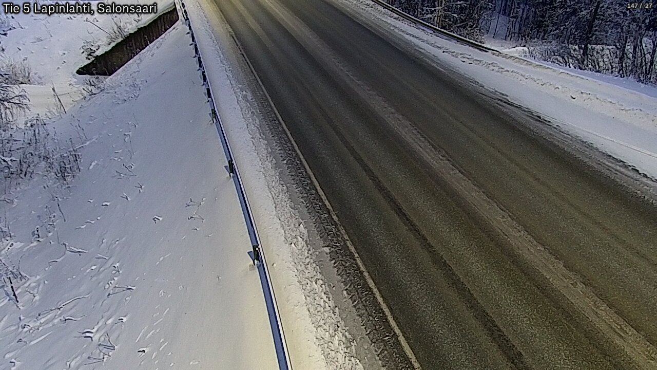 Weather Camera Image Road 5 Lapinlahti, Salonsaari, Lapinlahti, Pohjois-Savo