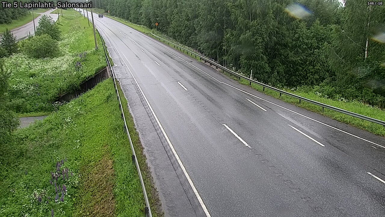 Weather Camera Image Väg 5 Lapinlax, Salonsaari, Lapinlahti, Pohjois-Savo