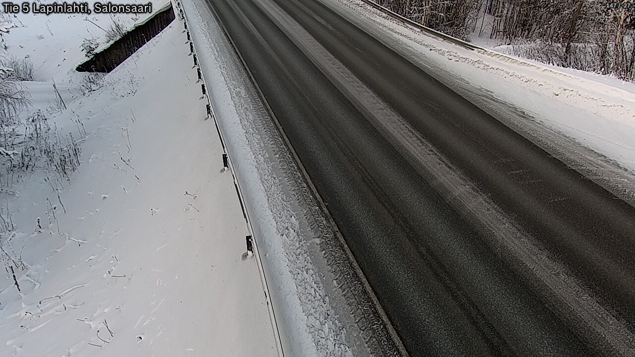 Weather Camera Image Road 5 Lapinlahti, Salonsaari, Lapinlahti, Pohjois-Savo