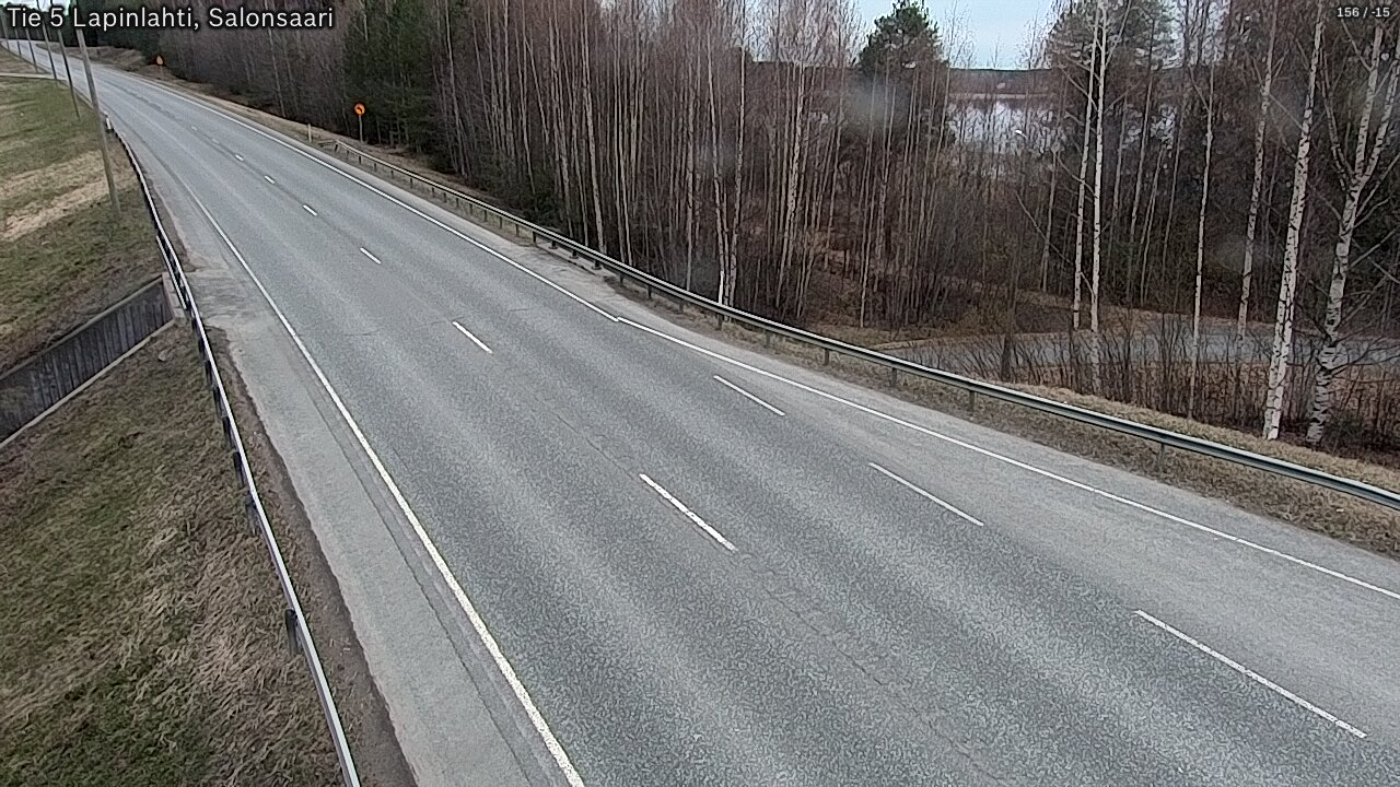 Weather Camera Image Road 5 Lapinlahti, Salonsaari, Lapinlahti, Pohjois-Savo