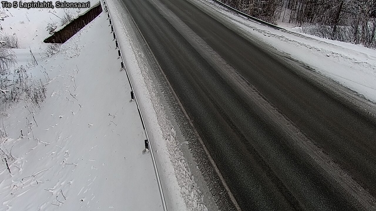 Weather Camera Image Road 5 Lapinlahti, Salonsaari, Lapinlahti, Pohjois-Savo