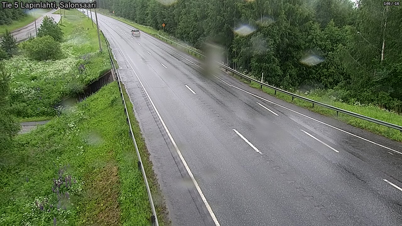 Weather Camera Image Väg 5 Lapinlax, Salonsaari, Lapinlahti, Pohjois-Savo
