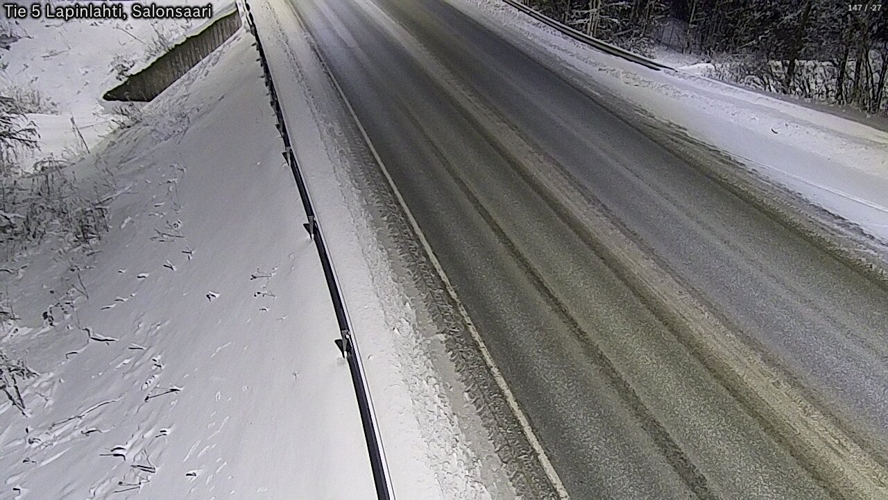 Weather Camera Image Road 5 Lapinlahti, Salonsaari, Lapinlahti, Pohjois-Savo