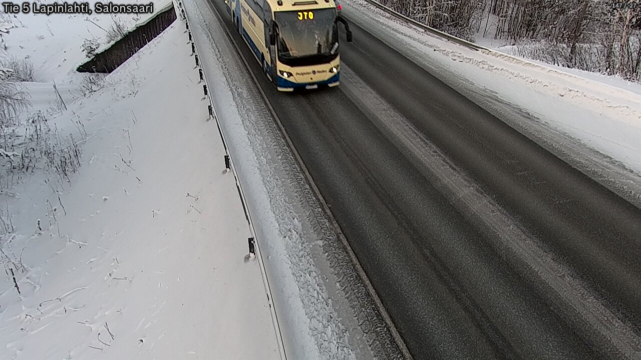 Weather Camera Image Road 5 Lapinlahti, Salonsaari, Lapinlahti, Pohjois-Savo
