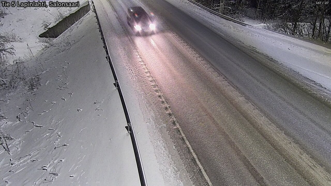 Weather Camera Image Road 5 Lapinlahti, Salonsaari, Lapinlahti, Pohjois-Savo