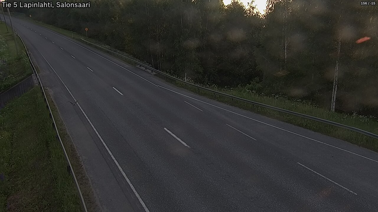 Weather Camera Image Väg 5 Lapinlax, Salonsaari, Lapinlahti, Pohjois-Savo