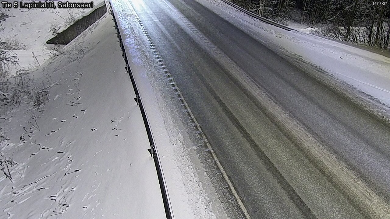 Weather Camera Image Road 5 Lapinlahti, Salonsaari, Lapinlahti, Pohjois-Savo
