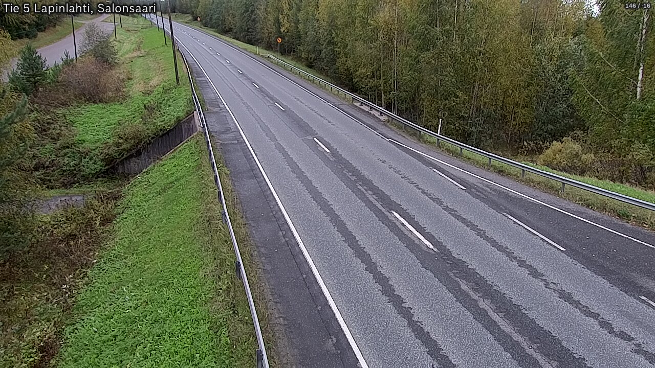 Weather Camera Image Road 5 Lapinlahti, Salonsaari, Lapinlahti, Pohjois-Savo