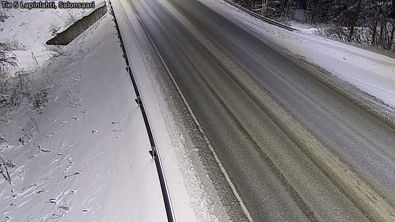 Weather Camera Image Road 5 Lapinlahti, Salonsaari, Lapinlahti, Pohjois-Savo