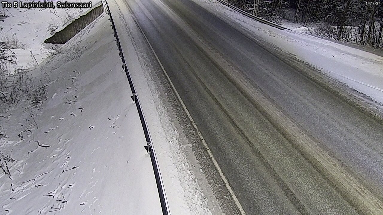 Weather Camera Image Road 5 Lapinlahti, Salonsaari, Lapinlahti, Pohjois-Savo