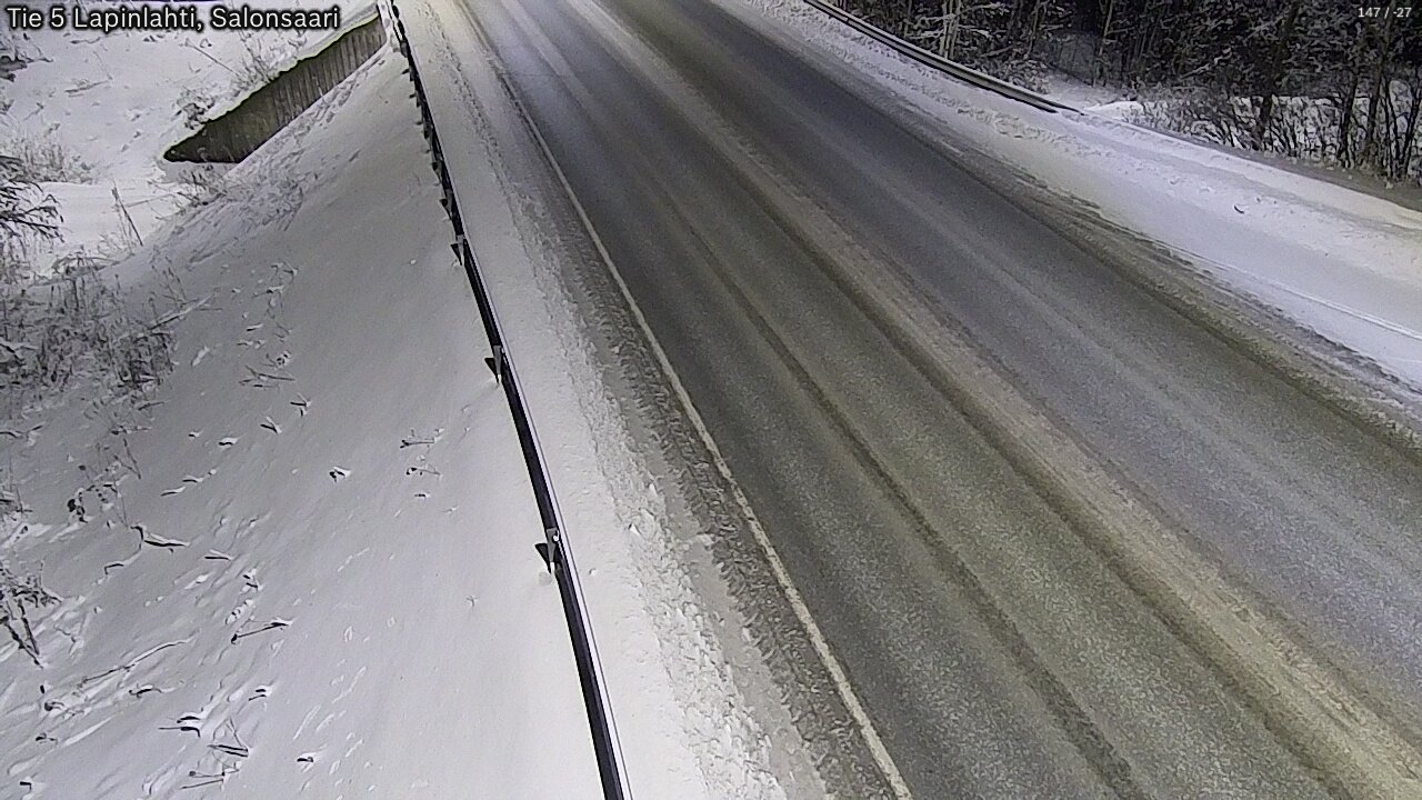 Weather Camera Image Road 5 Lapinlahti, Salonsaari, Lapinlahti, Pohjois-Savo