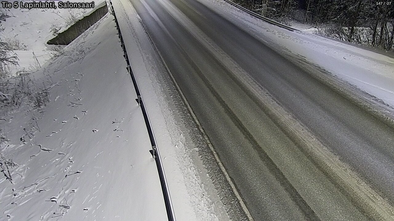 Weather Camera Image Road 5 Lapinlahti, Salonsaari, Lapinlahti, Pohjois-Savo