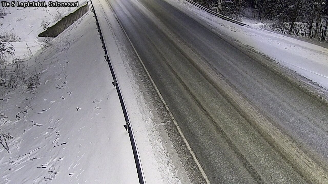 Weather Camera Image Road 5 Lapinlahti, Salonsaari, Lapinlahti, Pohjois-Savo