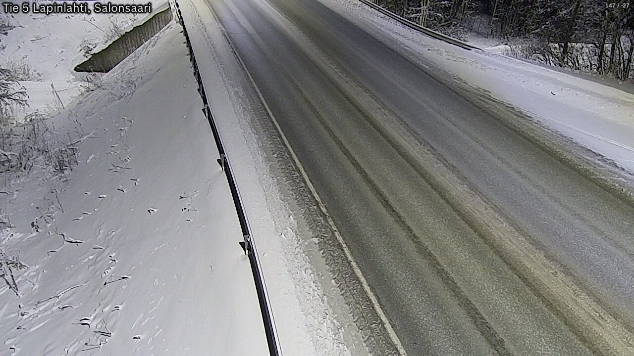 Weather Camera Image Road 5 Lapinlahti, Salonsaari, Lapinlahti, Pohjois-Savo