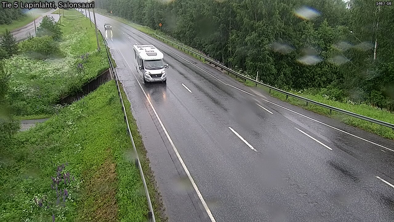 Weather Camera Image Väg 5 Lapinlax, Salonsaari, Lapinlahti, Pohjois-Savo