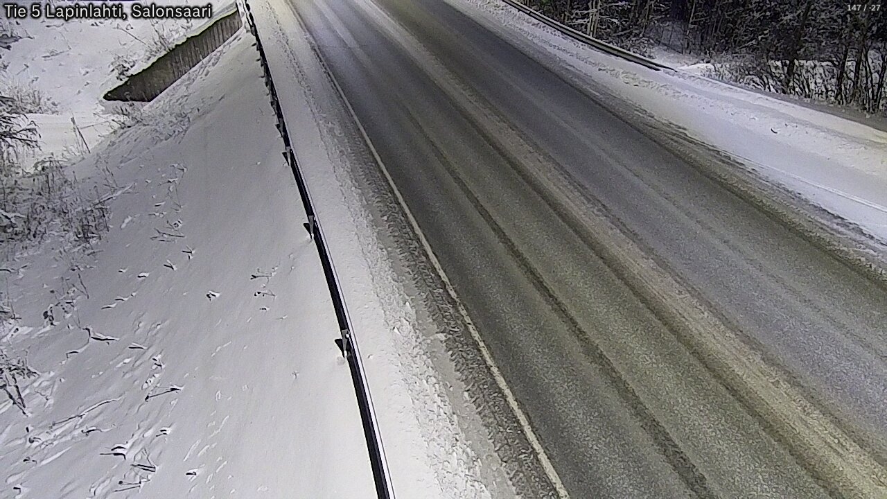 Weather Camera Image Road 5 Lapinlahti, Salonsaari, Lapinlahti, Pohjois-Savo