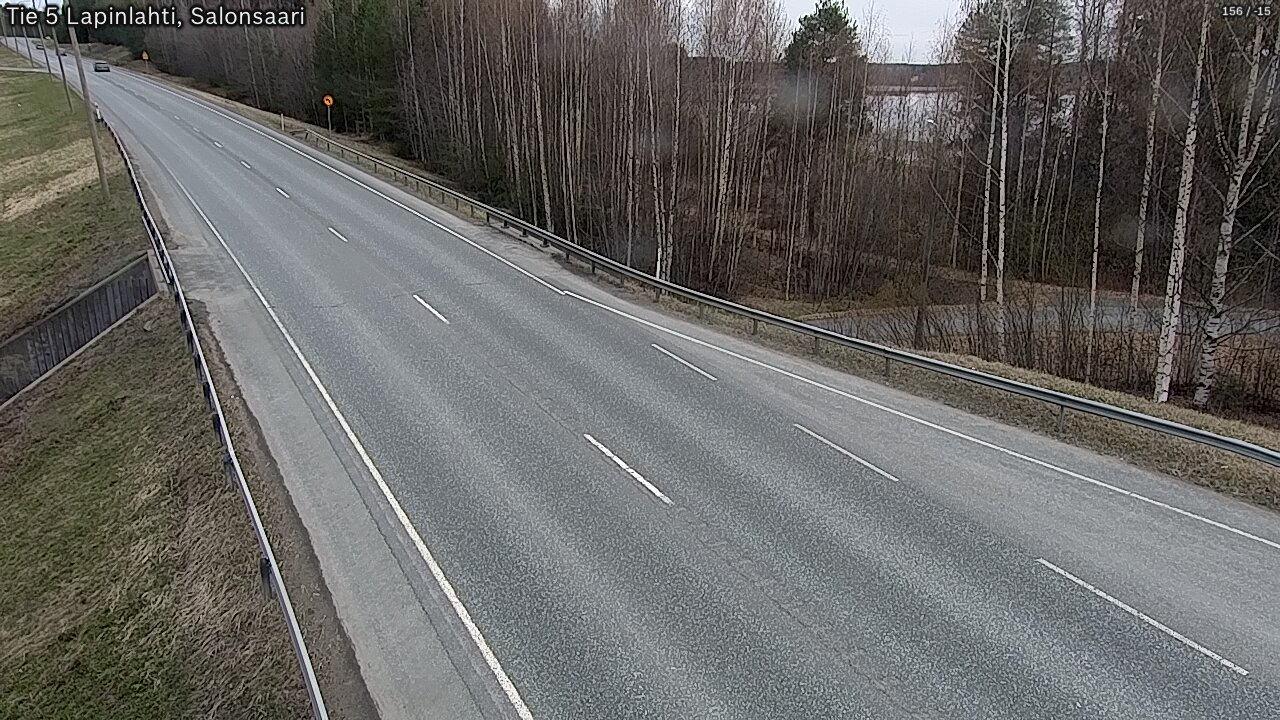 Weather Camera Image Väg 5 Lapinlax, Salonsaari, Lapinlahti, Pohjois-Savo