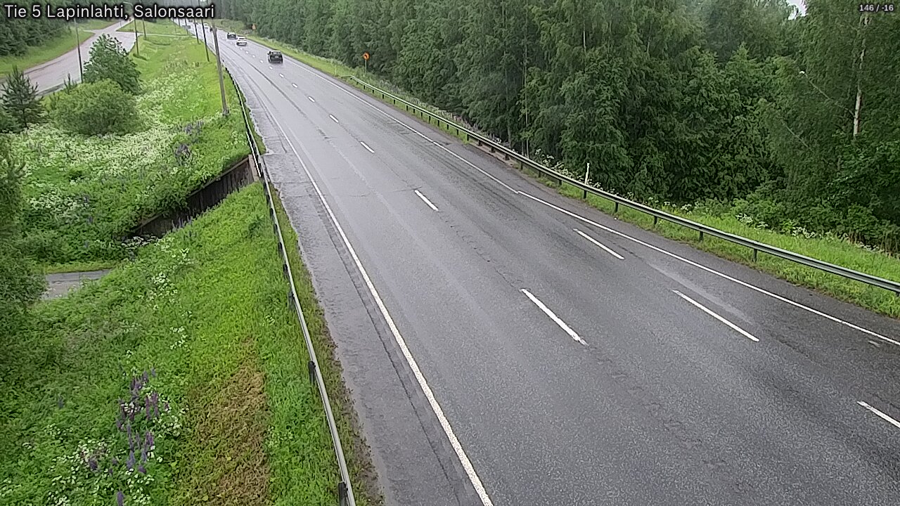 Weather Camera Image Väg 5 Lapinlax, Salonsaari, Lapinlahti, Pohjois-Savo