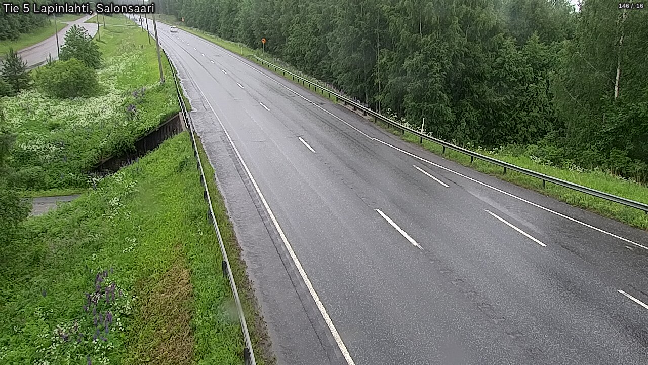 Weather Camera Image Väg 5 Lapinlax, Salonsaari, Lapinlahti, Pohjois-Savo