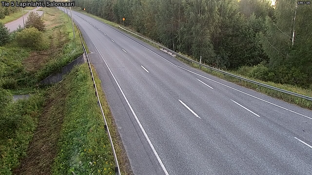 Weather Camera Image Road 5 Lapinlahti, Salonsaari, Lapinlahti, Pohjois-Savo