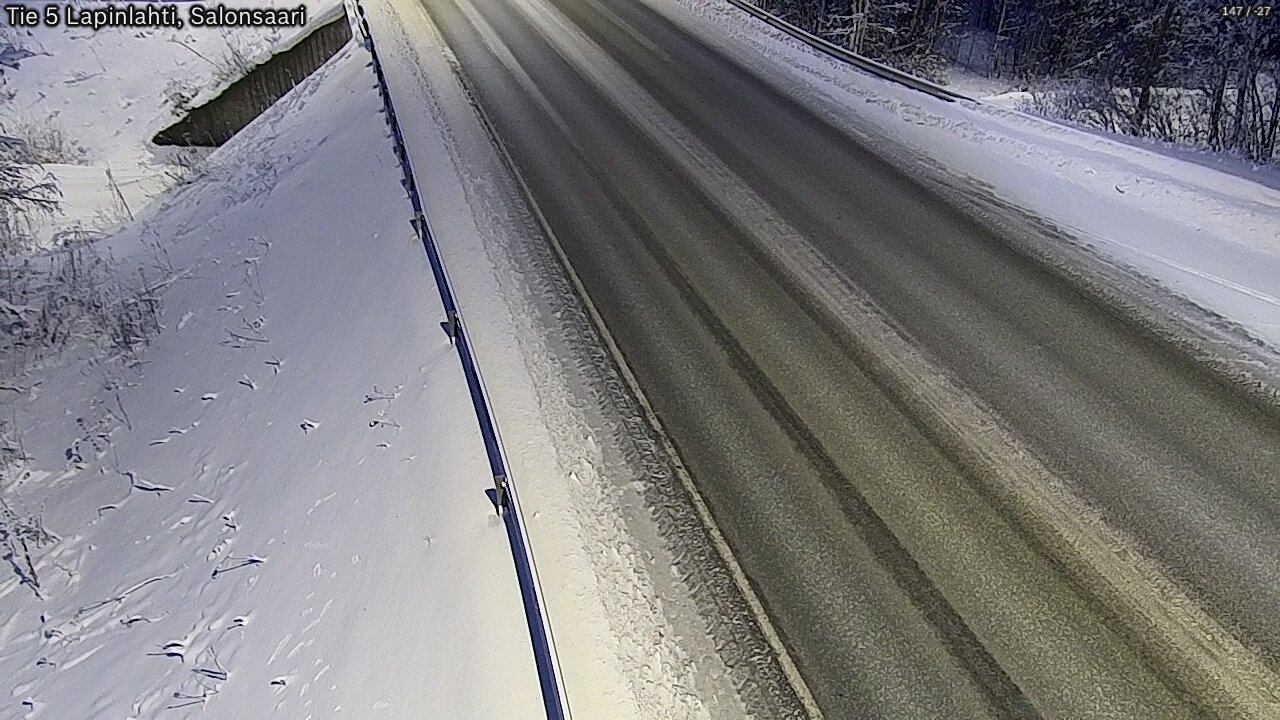 Weather Camera Image Road 5 Lapinlahti, Salonsaari, Lapinlahti, Pohjois-Savo