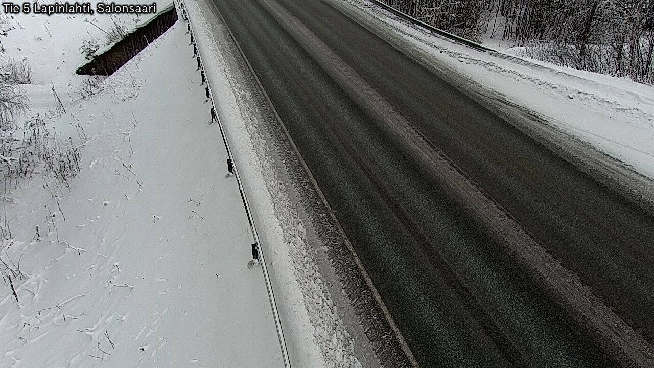 Weather Camera Image Road 5 Lapinlahti, Salonsaari, Lapinlahti, Pohjois-Savo