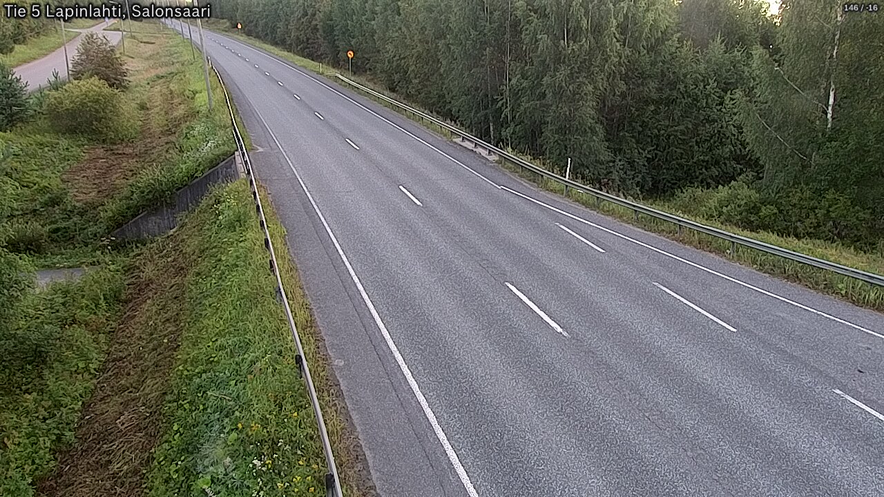 Weather Camera Image Road 5 Lapinlahti, Salonsaari, Lapinlahti, Pohjois-Savo
