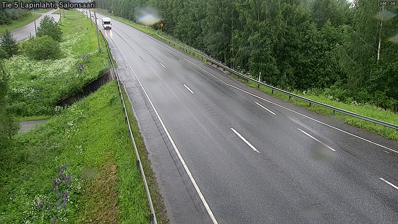 Weather Camera Image Väg 5 Lapinlax, Salonsaari, Lapinlahti, Pohjois-Savo