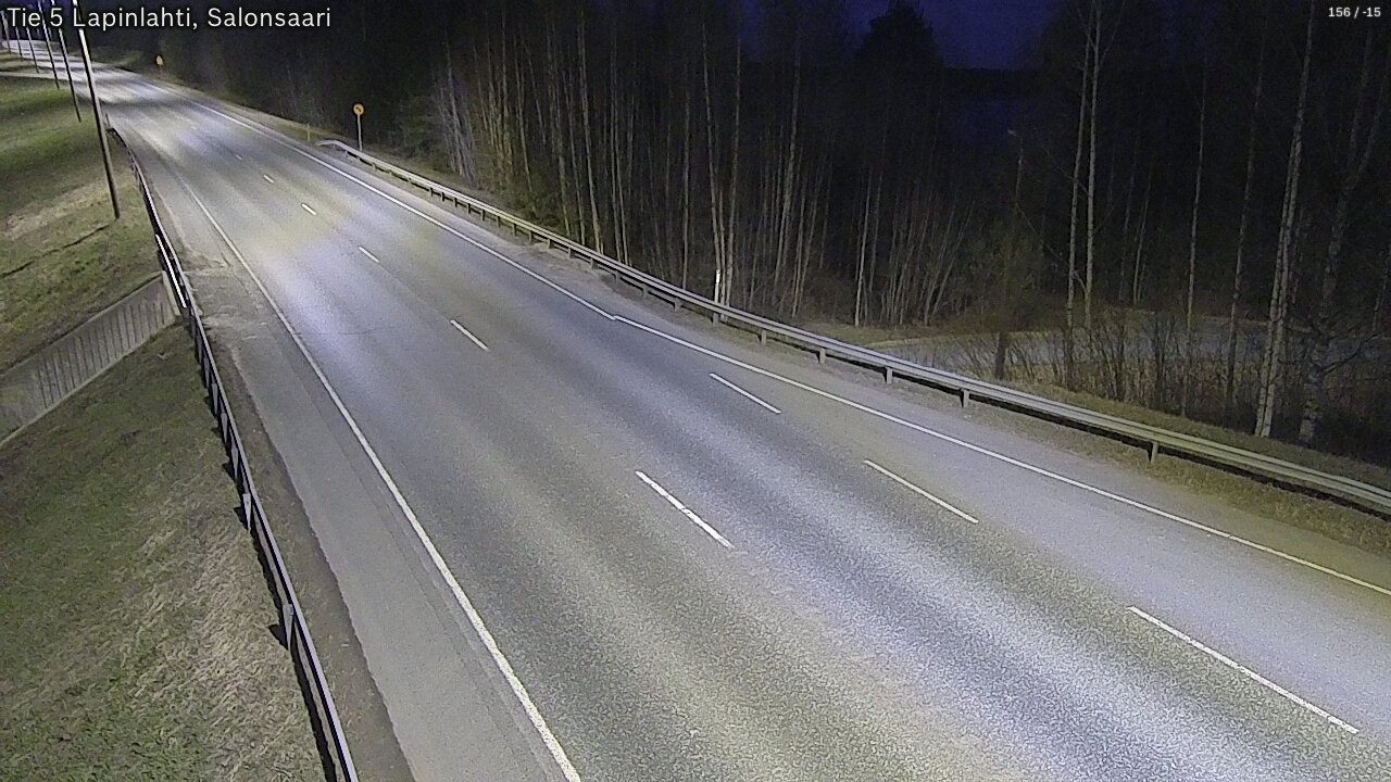 Weather Camera Image Road 5 Lapinlahti, Salonsaari, Lapinlahti, Pohjois-Savo