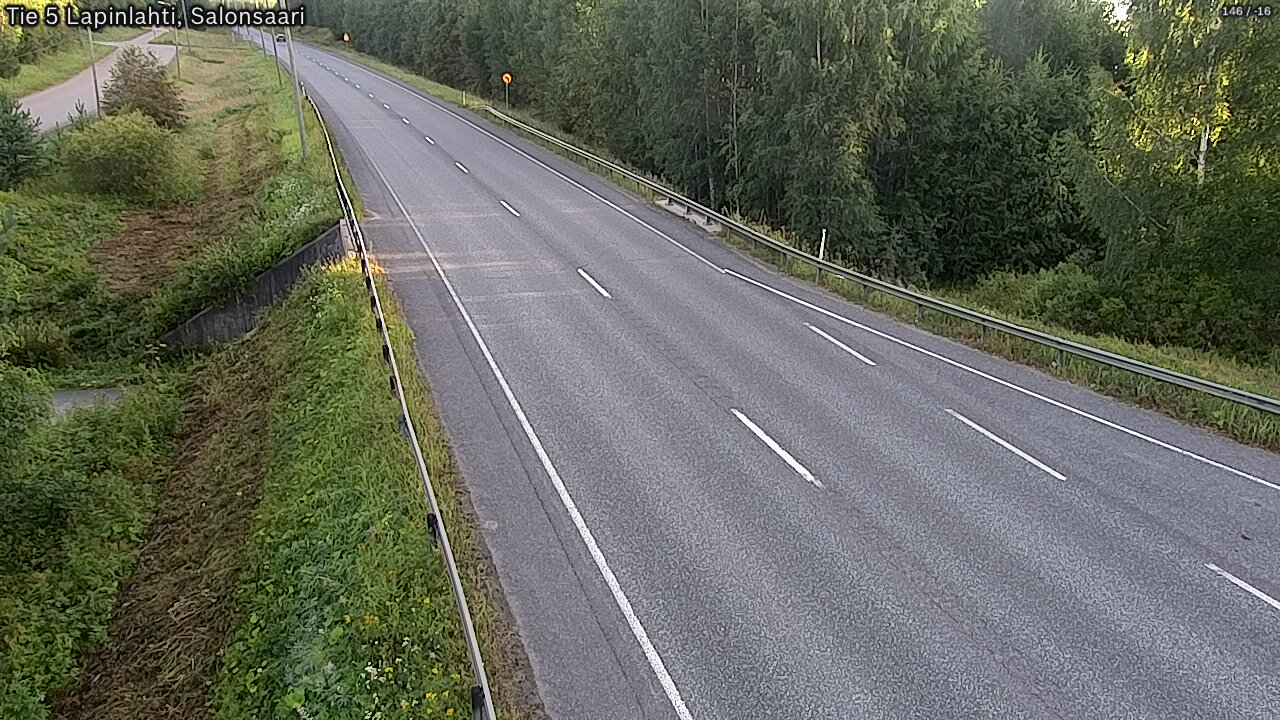 Weather Camera Image Road 5 Lapinlahti, Salonsaari, Lapinlahti, Pohjois-Savo
