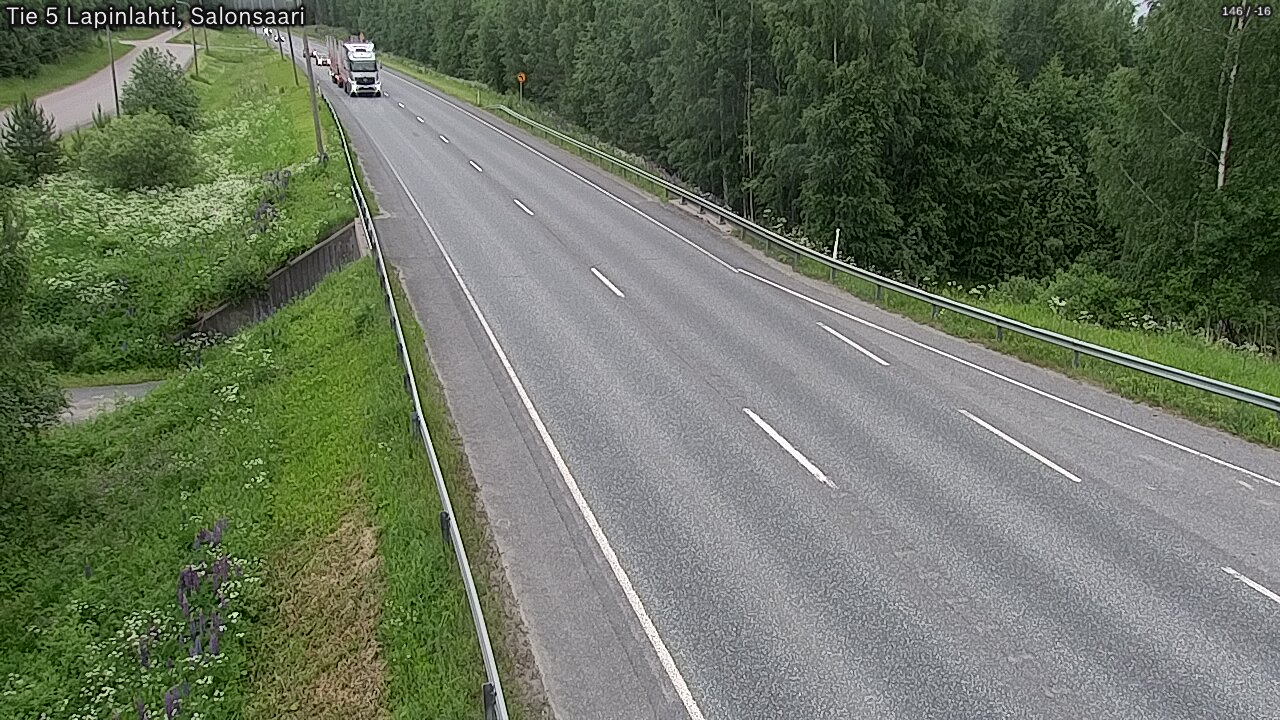Kelikamerat Kuva Tie 5 Lapinlahti, Salonsaari, Lapinlahti, Pohjois-Savo