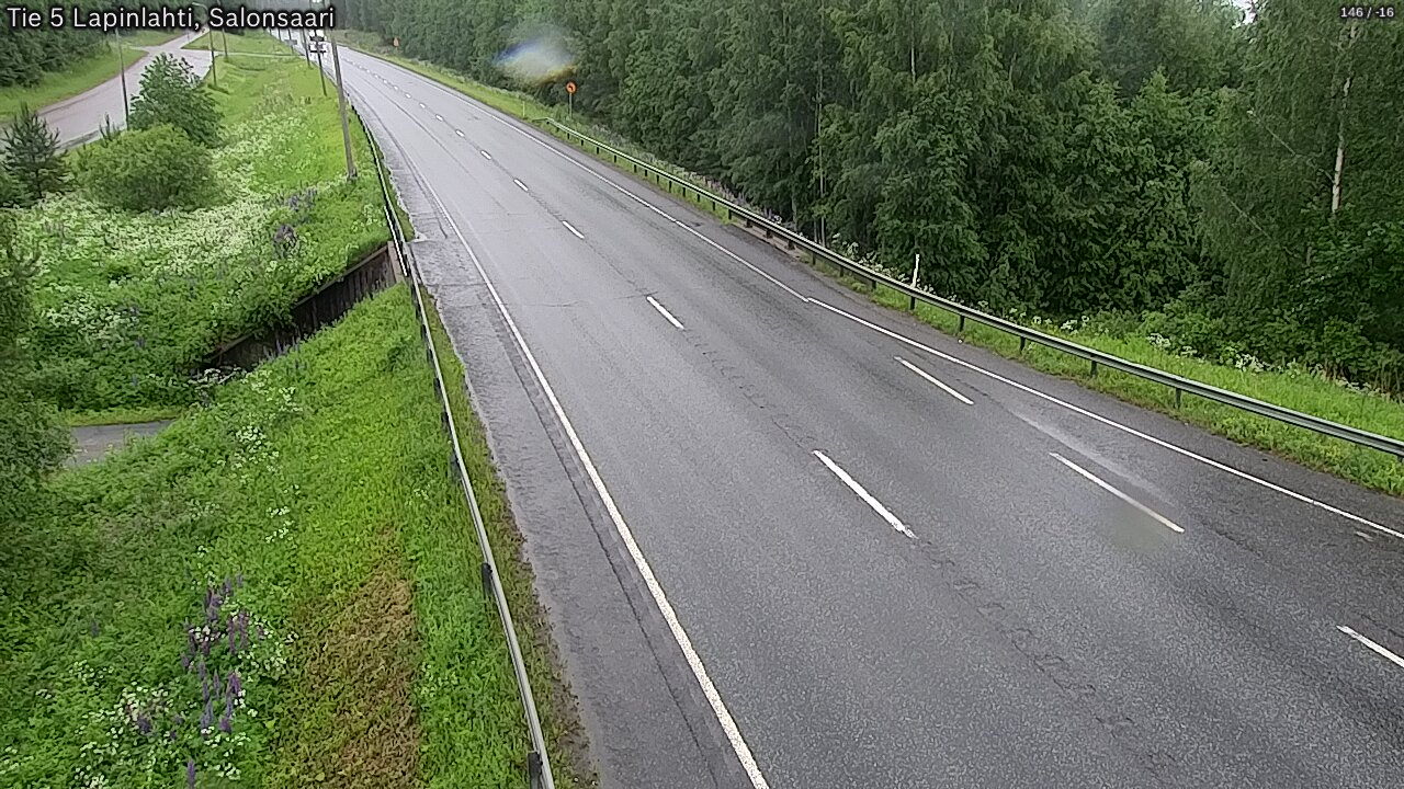 Weather Camera Image Väg 5 Lapinlax, Salonsaari, Lapinlahti, Pohjois-Savo