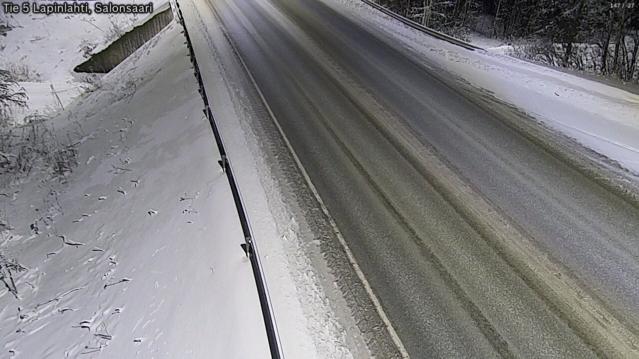 Weather Camera Image Road 5 Lapinlahti, Salonsaari, Lapinlahti, Pohjois-Savo