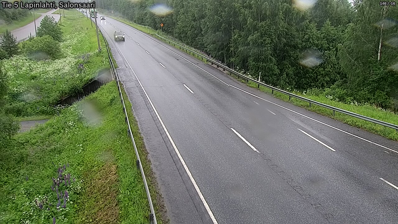 Weather Camera Image Väg 5 Lapinlax, Salonsaari, Lapinlahti, Pohjois-Savo