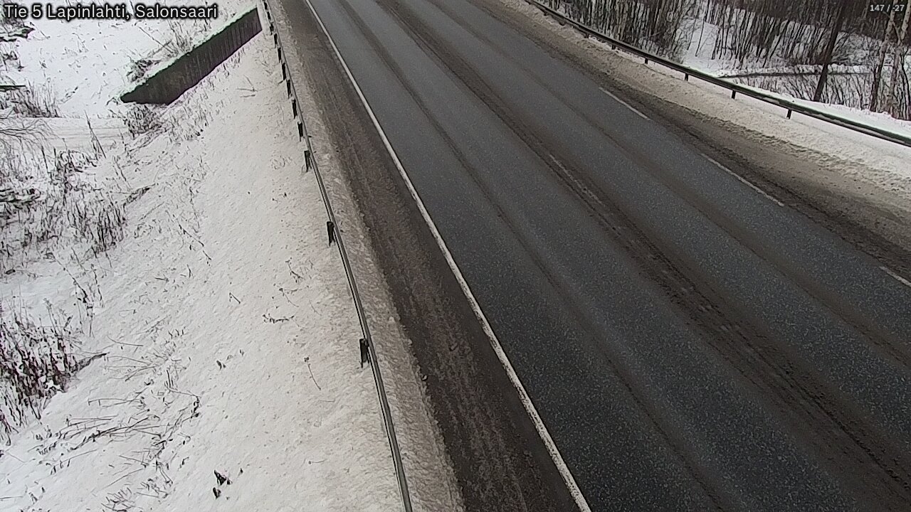 Weather Camera Image Road 5 Lapinlahti, Salonsaari, Lapinlahti, Pohjois-Savo