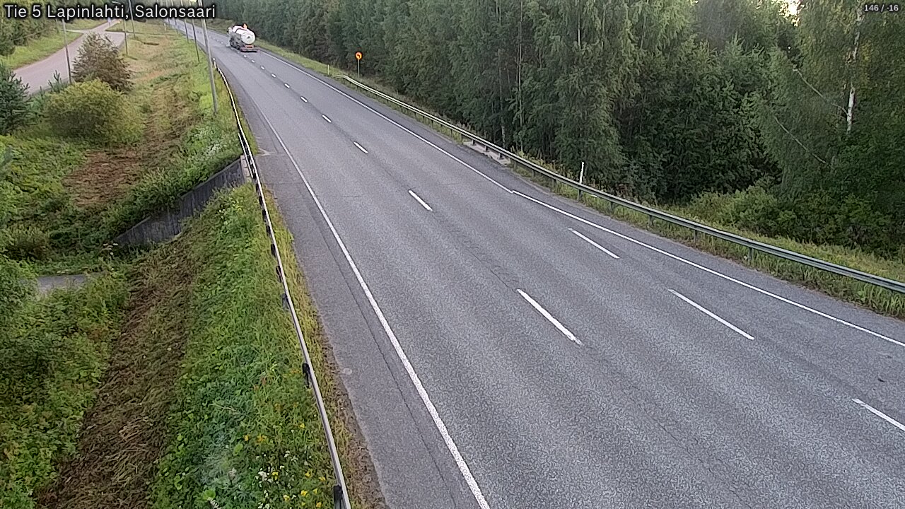 Weather Camera Image Road 5 Lapinlahti, Salonsaari, Lapinlahti, Pohjois-Savo