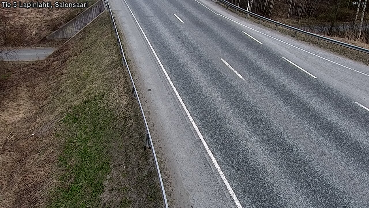 Weather Camera Image Road 5 Lapinlahti, Salonsaari, Lapinlahti, Pohjois-Savo