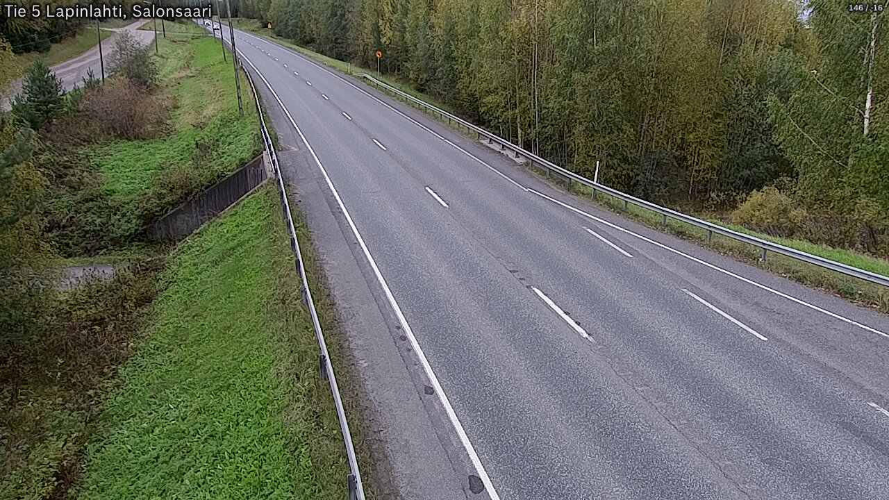 Weather Camera Image Road 5 Lapinlahti, Salonsaari, Lapinlahti, Pohjois-Savo
