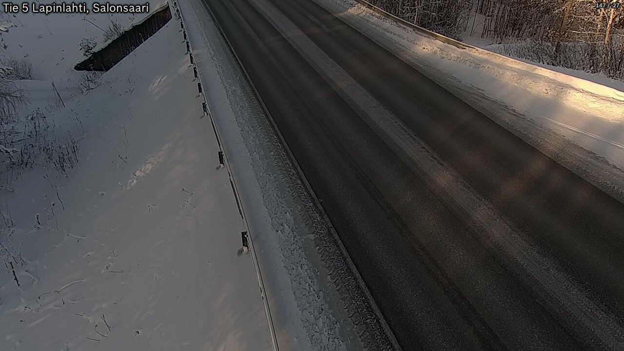Weather Camera Image Road 5 Lapinlahti, Salonsaari, Lapinlahti, Pohjois-Savo