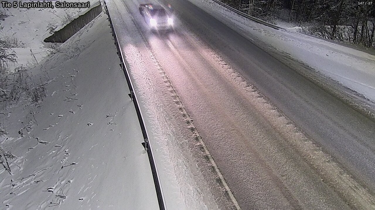 Weather Camera Image Road 5 Lapinlahti, Salonsaari, Lapinlahti, Pohjois-Savo