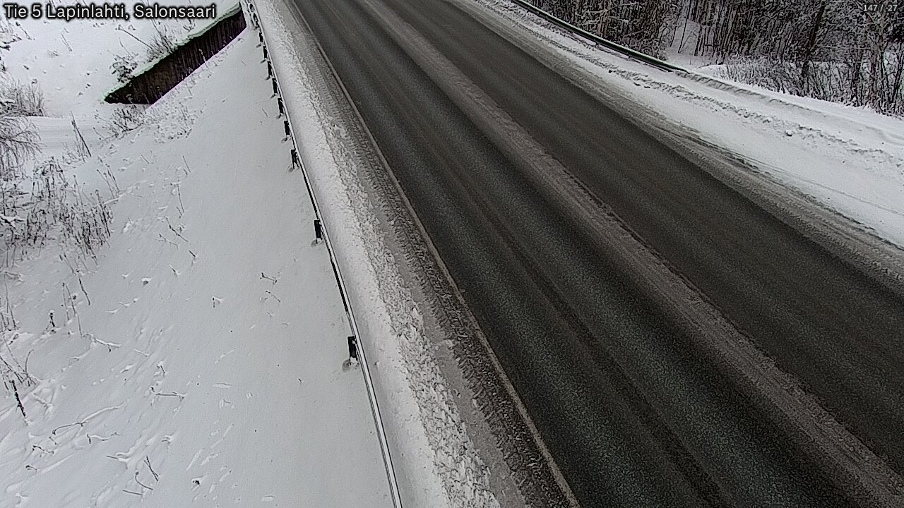Weather Camera Image Road 5 Lapinlahti, Salonsaari, Lapinlahti, Pohjois-Savo