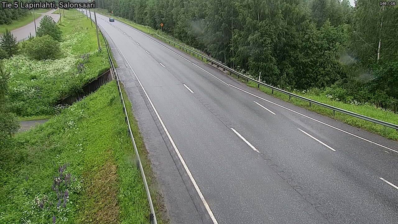 Weather Camera Image Väg 5 Lapinlax, Salonsaari, Lapinlahti, Pohjois-Savo
